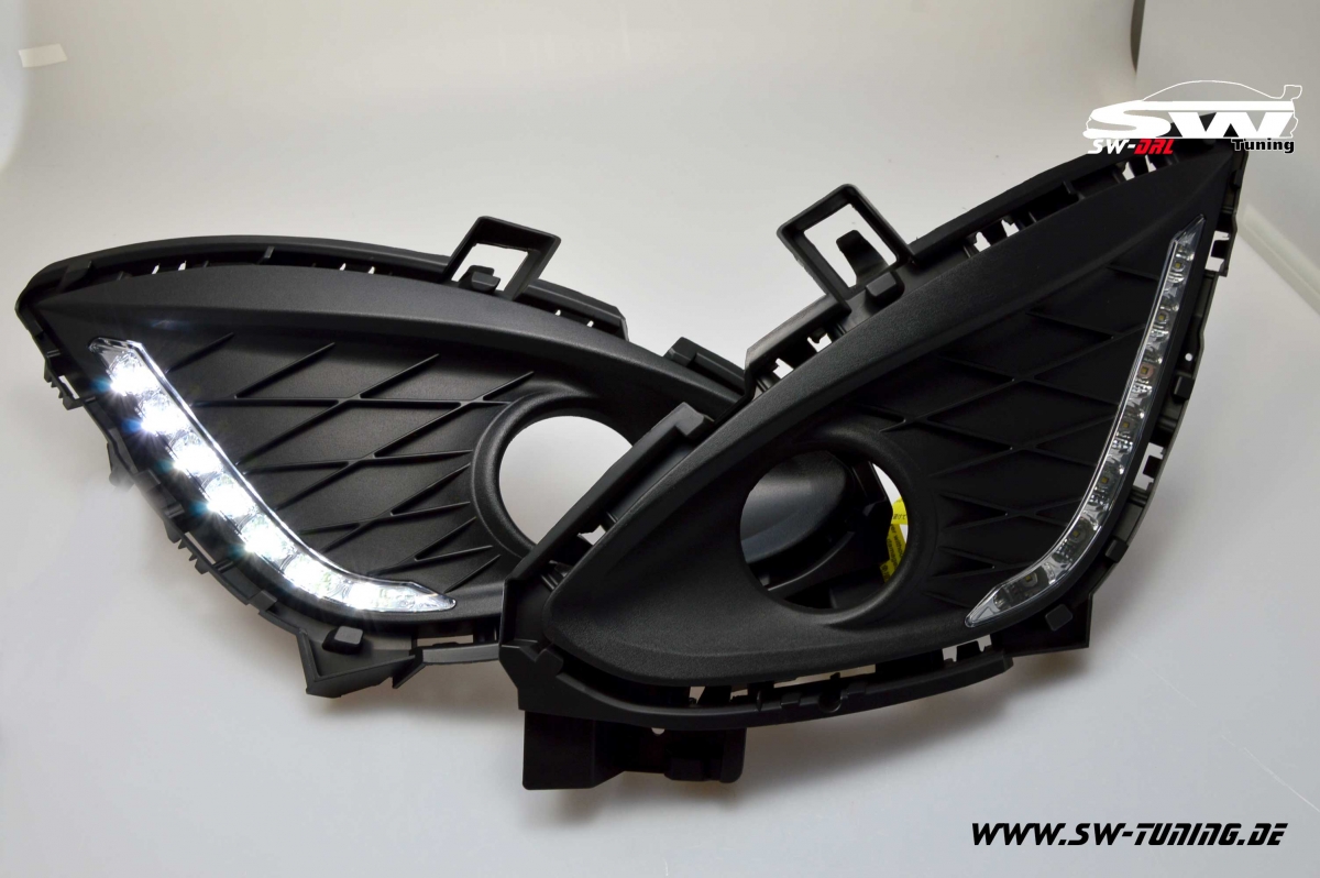 LED Tagfahrlicht für Mazda 5 CW 1013 chrome + Blende tuning online