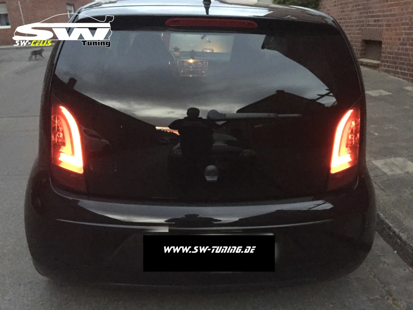 SW-Celi LED Rückleuchten passend für VW UP Skoda Citigo 11-16 black ...
