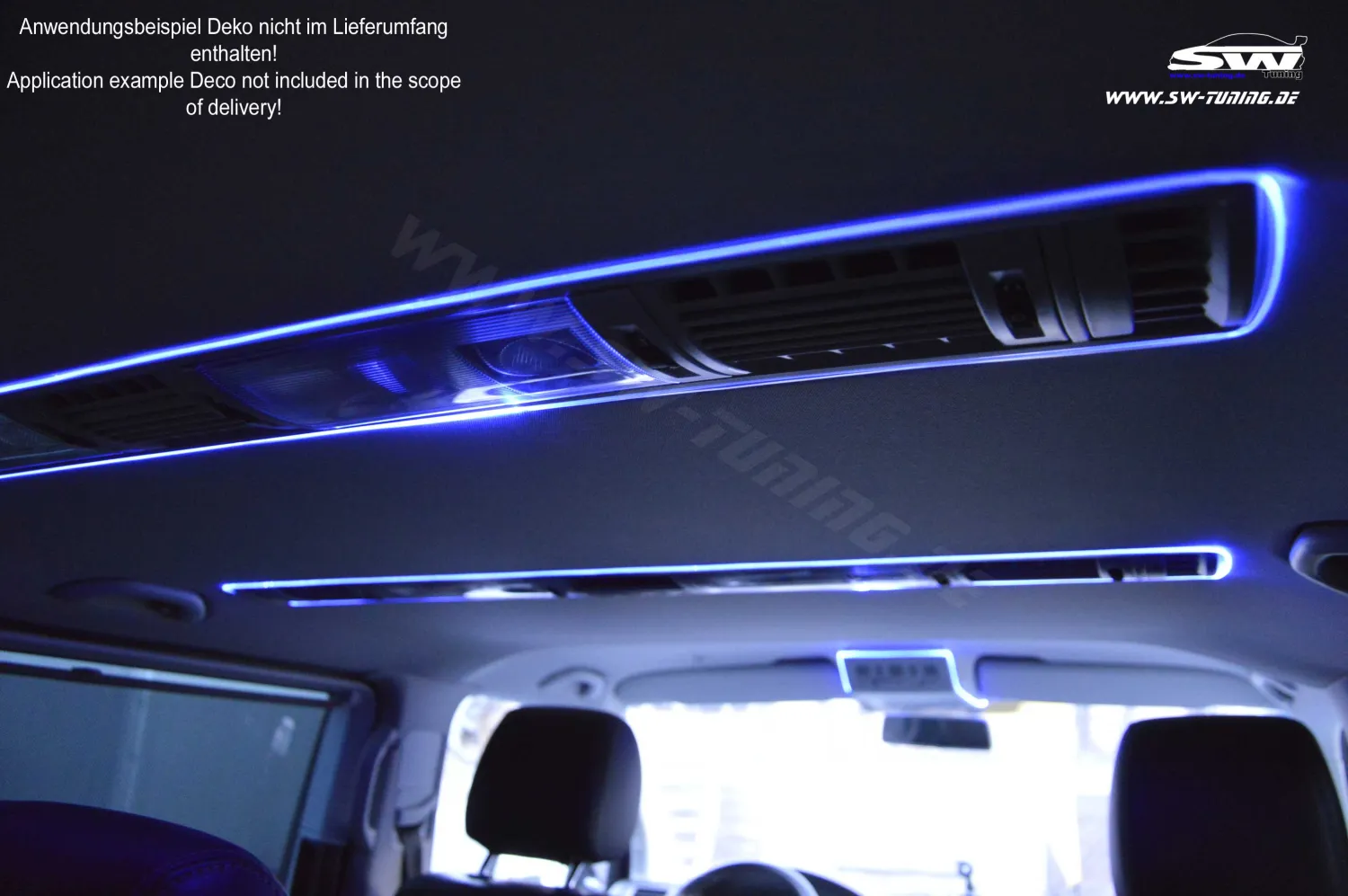 SW LETRONIX RGB LED Ambient Lighting 2.0 4 LED Set and 6 Metre Light ...