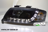 SW-Light headlights for Audi A6 97-01 LED position light black