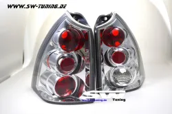 SW-taillights Peugeot 307 SW 02-05 chrome