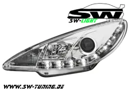 SW-Light headlights Peugeot 206 99-07 led positionlight chrome