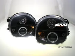 angel eye headlights Renault Twingo 92-06 LED 1 halo rim black