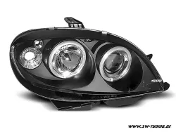 Angel Eye Scheinwerfer Citroen Saxo 00-04 LED Standlichtringe black
