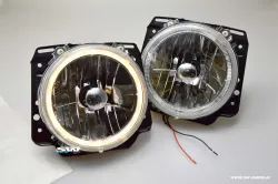 Angel Eye Scheinwerfer für VW Golf II 83-91 chrom