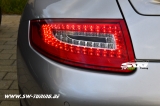 SW LED Rckleuchten fr Porsche 911 / 997 04-08 red/crystal