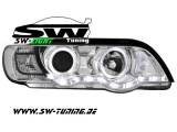 SW-Light headlights BMW X5 99-03 2 halo rims chrome