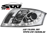 SW-DRL headlights AUDI TT 8N DAYTIME RUNNING LIGHT R87