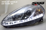 SW-DRL Scheinwerfer Fiat Grande Punto 199 08-09 LED Tagfahrlicht chrom