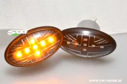 SW-Light LED side markers Mini Cooper/S/JCW/R50/R53 02-06 union-Jack-Blac