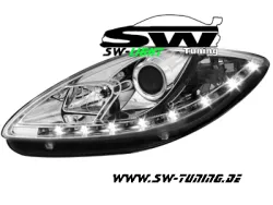 SW-Light headlights Seat Leon 1P1 09-12 Facelift LED positionlight chrome