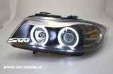 Angel Eye Scheinwerfer passend fr 3er BMW E90/E91 05-09 Highpower-Standlichtringe black