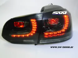 SW-Light LED Taillights R-Look for VW Golf VI 2008-2012 smoke (also Series LED)