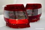 SW taillights for Audi A4 Typ B5 Lim 1995-10/2000 red/crystal