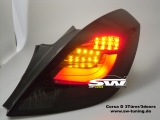 SW-Celi LED Rckleuchten passend fr Opel Corsa D 06-14 3Trer Black/Smoke Lightbar