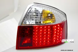 SW-Light LED Rückleuchten für Audi A4 8E Limousine 01-04 in red/crystal
