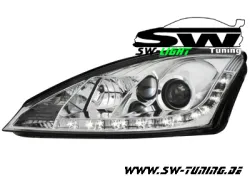 SW-Light Scheinwerfer Ford Focus Mk1 98-01 LED Standlicht chrome