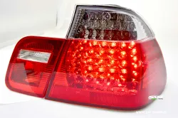 SW LED Rückleuchten für BMW 3er E46 Lim 98-01 red/crystal 4-teilig