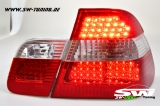 SW LED taillights BMW E46 4Doors 98-01 red/crystal