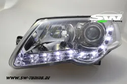 SW-Light Scheinwerfer VW Passat 3C B6 05-10 LED Standlicht chrome