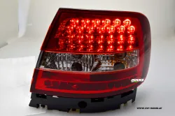 SW-Light LED Rückleuchten passend für Audi A4 B5 Limo 1995-10/2000 red/crystal
