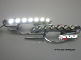 SW-DRL LED Tagfahrlicht fr Mercedes E-Klasse W211 Avantgarde 06-09 chrome mit NSW