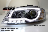 SW-DRLTube headlights Audi A3 8P Facelift 08-12 LED daytime-running-lamp chrome