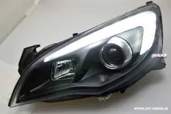 SW-DRL headlights Opel Astra J 09-12 5Doors LED DRL R87 black