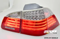 SW-Celi LED taillights suitable for 5Series BMW E61 Touring 04-10 red/clear also LCI