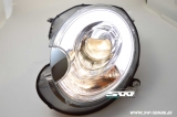 SW-LTube headlights for Mini R56/57/55/58/59 06-10 LED Lighttube chrome