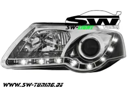 SW-Light Scheinwerfer VW Passat 3C 05-10 LED Positionslicht chrome