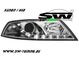 SW-Light Xenon Scheinwerfer fr Skoda Octavia II 04-09 LED Standlicht chrom