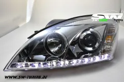 SW-Light Scheinwerfer KIA CEED 06-09 LED-Standlicht chrome