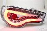 SW-Celi LED Rckleuchten fr Toyota GT86 / Subaru BRZ 12-16 chrom Lightbar