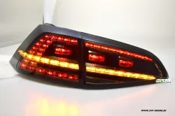 SWLight LED Rückleuchten passend für VW Golf 7 Limo AU 12-16 black/smoke (auch für Werks LED)