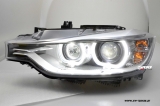 SW-DRL Angel Eye Scheinwerfer fr BMW 3er F30/F31 12-15 LED TFL-Standlichtringe black