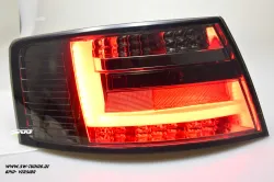 SW-Celi LED Rückleuchten passend für Audi A6 4F Limousine 04-08 Lightbar smoke (für 6Pin Serie Birne RL)