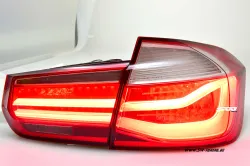 SWCeli LED Rückleuchten für 3er BMW F30 Limo 12-18 red LED Lightbar