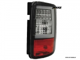 SWCeli LED Rckleuchten fr VW Caddy Typ 2K 03-15 black clear Lightbar