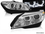 SW-DRLtube Angel Eye Xenon Scheinwerfer BMW Z4 E89 09-13 LED DRL-Standlichtringe Wischblinker chrom