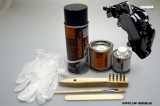 brake caliper paint set midnight-black glossy 7 pieces Foliatec 575ml (1l/52,09EUR)