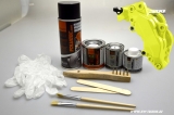 Bremssattel Lack-Set Neon Gelb 10 teilig Foliatec 700ml (1l/49,93EUR)