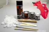 Bremssattel Lack-Set Neon Rot 10 teilig Foliatec 700ml (1l/49,93EUR)