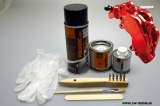 brake caliper paint set performance RED 7 pieces Foliatec 575ml (1l/52,09EUR)