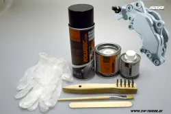 brake caliper paint set marina bay silver metallic 7 pieces Foliatec 575ml (1l/52,09EUR)