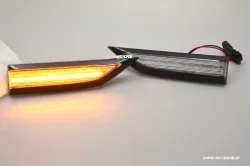 SW-Light LED side indicators for VW T6 type SG 15-20 Black/clear