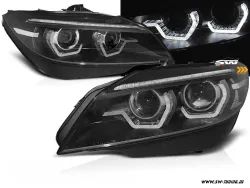 SW-DRLtube Angel Eye Xenon Scheinwerfer BMW Z4 E89 LCI 14-16 LED TFL/Wischblinker black für AFS