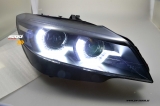SW-DRLtube Angel Eye Xenon Scheinwerfer BMW Z4 E89 09-13 LED TFL / Wischblinker black fr AFS