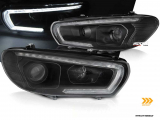 SW-DRLTube Scheinwerfer VW Scirocco III Typ 13 08-14 LED-TFL dynamischen LED Blinker black