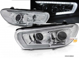 SW-DRLTube Scheinwerfer VW Scirocco III Typ 13 Facelift 15-17 LED-TFL LED Wischblinker chrom